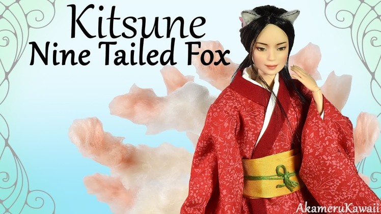 How to: Nine Tailed Fox. Kitsune - Barbie Doll Repaint Tutorial