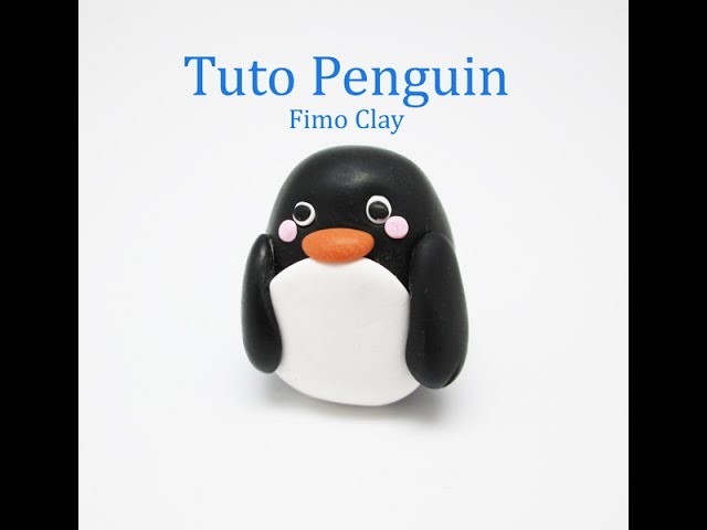 KAWAII Fimo Penguin  I Polymer Clay Tutorial