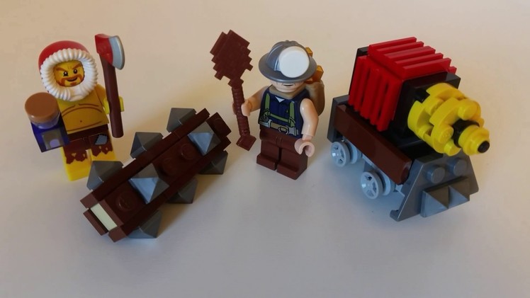 Lego Clash Royale Legendary Tutorial! (Sparky, The Log, Lumberjack and Miner)