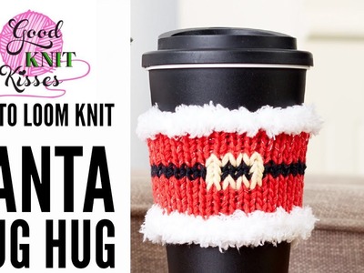 Loom Knit Santa Mug Hug