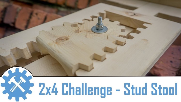 Make this amazing shop stool out of a single 2" x 4"! - 2x4 Challenge