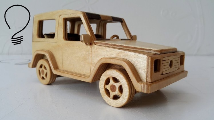 Making a Mercedes G-Class out of Wood