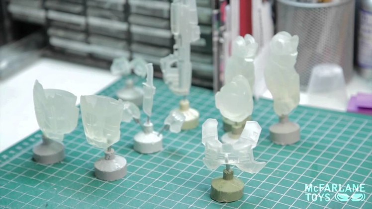 Making of a Halo Figure - 3D Models to Plastic Molds (2 of 3)