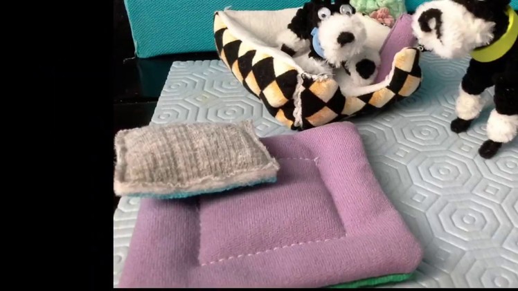 Manualidad : Camitas para perritos de juguete???? DIY toy Dog's Beds