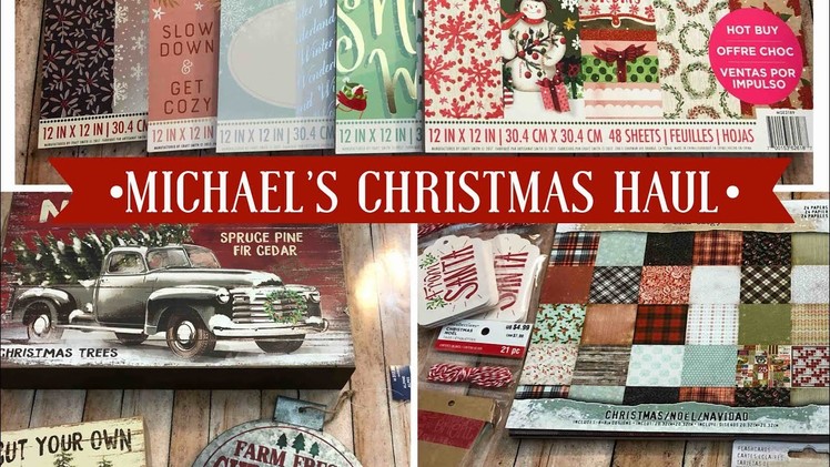 Michael's Christmas Haul | Hot Buy paper pads, home decor, and more!