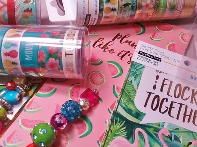 Michael's Haul - 40% off Embellishments and the New Tropical Life collection!