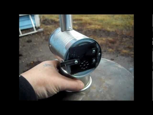 MINIATURE WOODSTOVE ( HOW TO Build and Burn Test ) Part 2