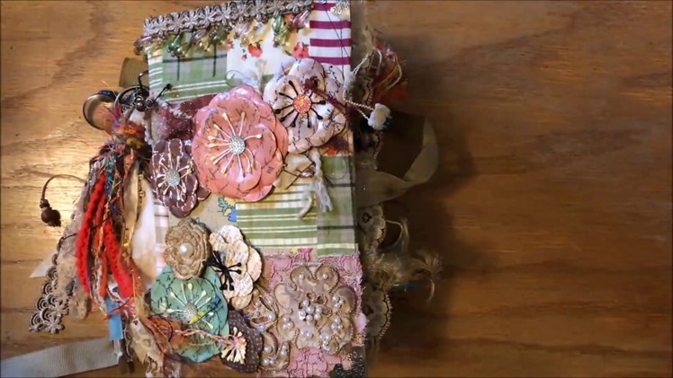 My first you tube video and my first junk journal