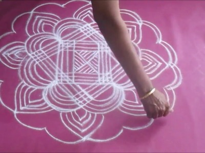 Navratri Padi Kolam - Navarathri kolam designs