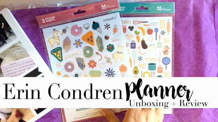 New Erin Condren Monthly Planner | Unboxing + Review