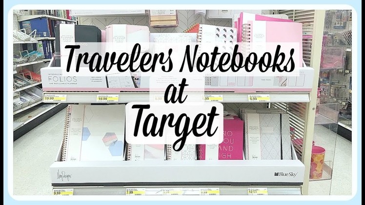 New Travelers Notebook at Target. MayDesigns for BlueSky