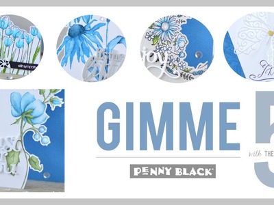 Penny Black Gimme 5 - Cutting it Oddly!