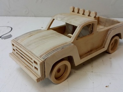 Pickup Truck out of Wood