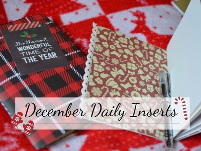 Preparing For December Daily In A Travelers Notebook - Inserts