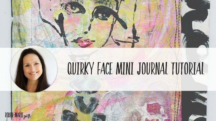 Quirky Face Mini Journal Tutorial