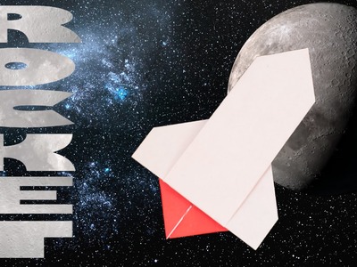 Simple origami Rocket! Easy origami for kids