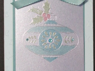 Stampin' Up! Christmas Bauble with Blendabilities
