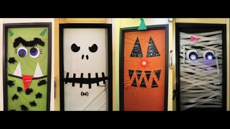Top 100 best Halloween door . Top 100  puertas en halloween 2017