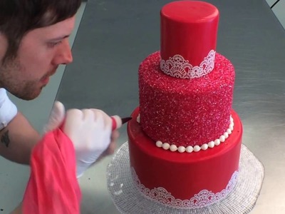 Valentine's Fondant Cake
