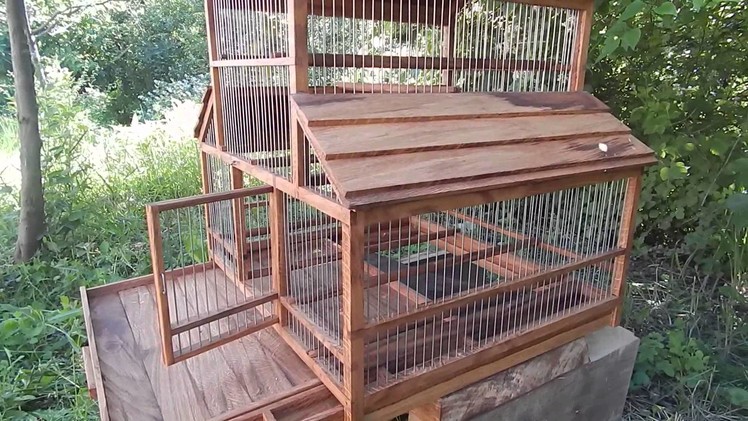 Wooden birdcage 12