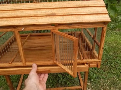 Wooden birdcage 13