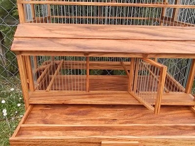 Wooden birdcage 9