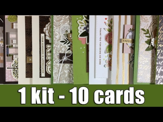 1 kit - 10 cards | SSS November card kit | Giveaway