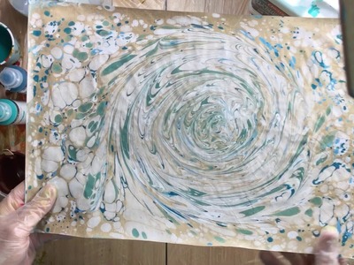( 420 ) Q&A paper marbling and what you need to mix paint.