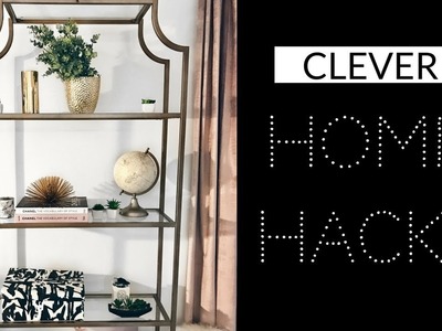 6 LIFE HACKS FOR A CLEAN & ORGANIZED HOME - HOME HACKS