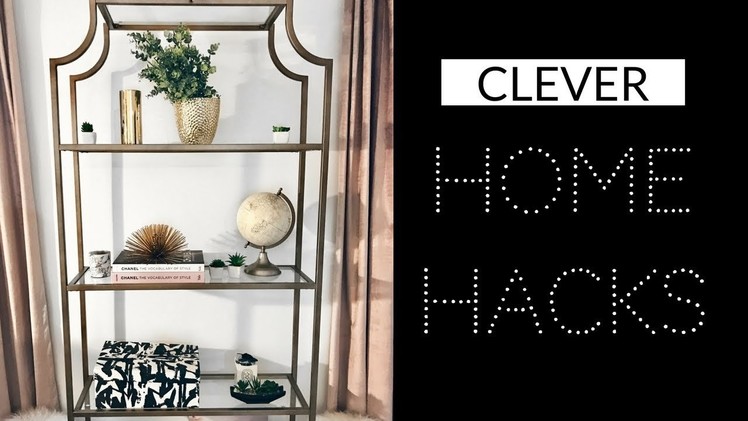 6 LIFE HACKS FOR A CLEAN & ORGANIZED HOME - HOME HACKS