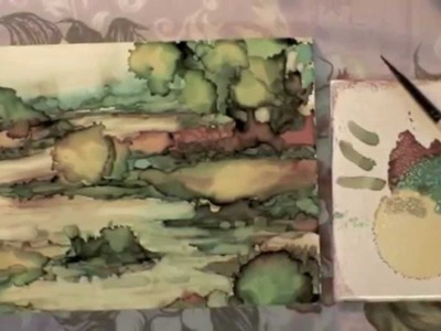 Alcohol Ink: Painting a Landscape
