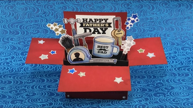 Altenew Tool Box Pop-Up Father's Day Card