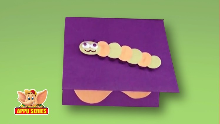 Arts & Crafts - How to Make a Caterpillar Greeting Card