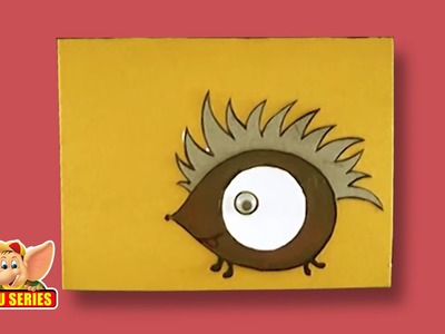 Arts & Crafts - Learn How to Make a Porcupine Greeting Card