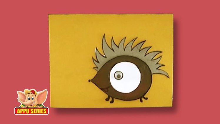 Arts & Crafts - Learn How to Make a Porcupine Greeting Card