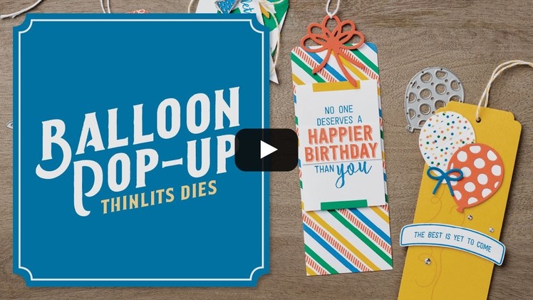 Balloon Pop-Up Thinlits Dies