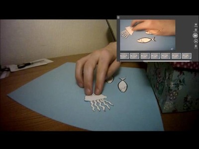 Behind the scenes "Paper Fish" stop motion animation
