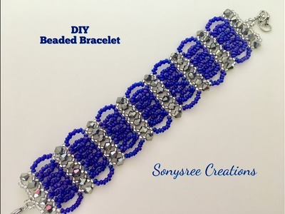 Bicone Seed Beads Bracelet