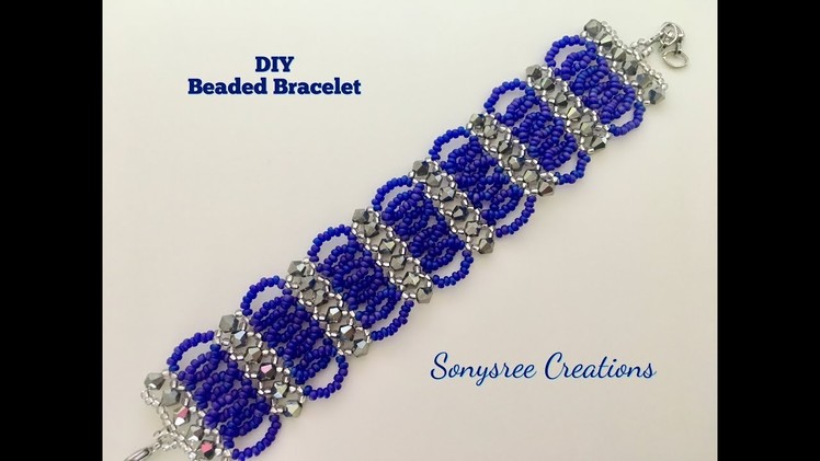 Bicone Seed Beads Bracelet