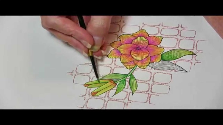 Colouring with Water Based Markers