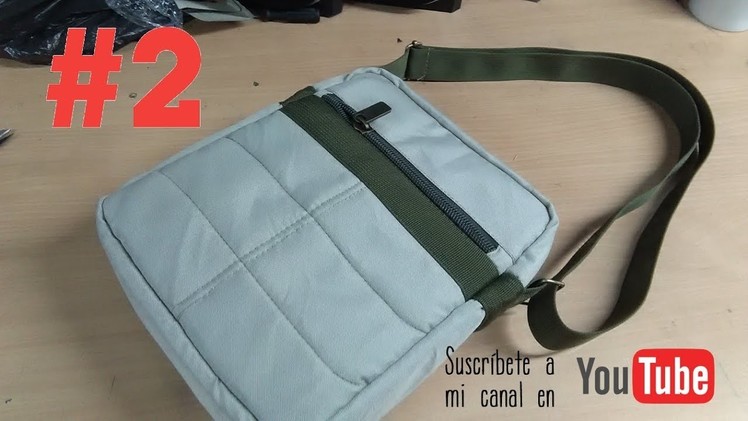COMO CONFECCIONAR UN MORRAL O BANDOLERA  PARTE 2 how to make  a backpack or shoulder bag 2