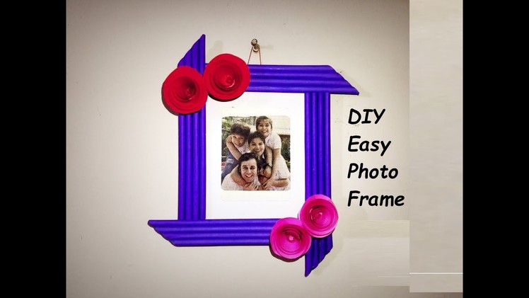 DIY Easy Photo Frame [ Made with Colorful Paper ]