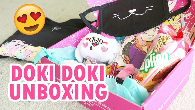 Doki Doki Japan Crate Unboxing October 2016