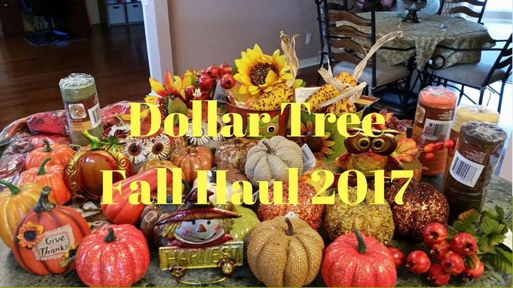 Dollar Tree Fall Haul 2017