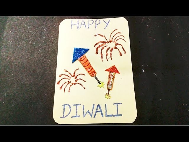 Easy and Simple Diwali card for Kid's School Project || Diwali crafts