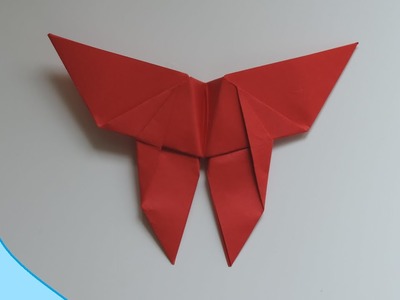 Easy Origami Butterfly. (Instructions)