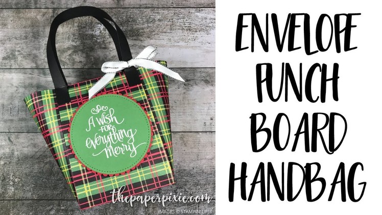 Envelope Punch Board Handbag