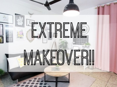 Extreme Makeover[Epi 1]: Living Room Decor | Home Office Room Tour 2017 [Before-After]