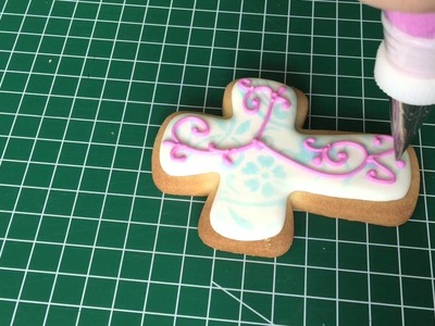 First Communion Cookies made with Royal Icing