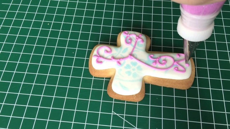First Communion Cookies made with Royal Icing